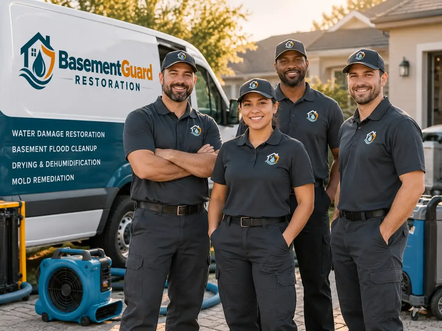 Basement Water Damage Restoration company in Harris, IA